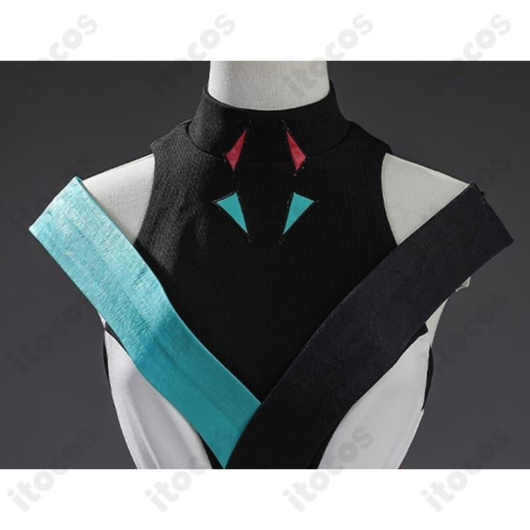 かぐや姫モチーフの月見ワンピース＋コルセット。軽やかで映える和風エレガント衣装 - 4枚目の画像