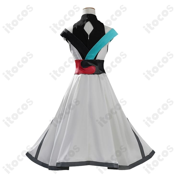 かぐや姫モチーフの月見ワンピース＋コルセット。軽やかで映える和風エレガント衣装 - 2枚目の画像