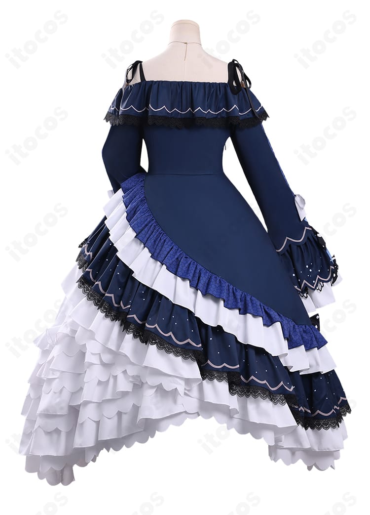 夏目アンアン衣装の背面デザインと後ろ開き構造