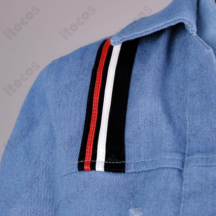 ホロライブ 轟はじめ Flashpoint衣装コスプレ 高再現で動きやすく撮影も映える5点セット - 5枚目の画像