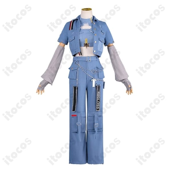 ホロライブ 轟はじめ Flashpoint衣装コスプレ 高再現で動きやすく撮影も映える5点セット