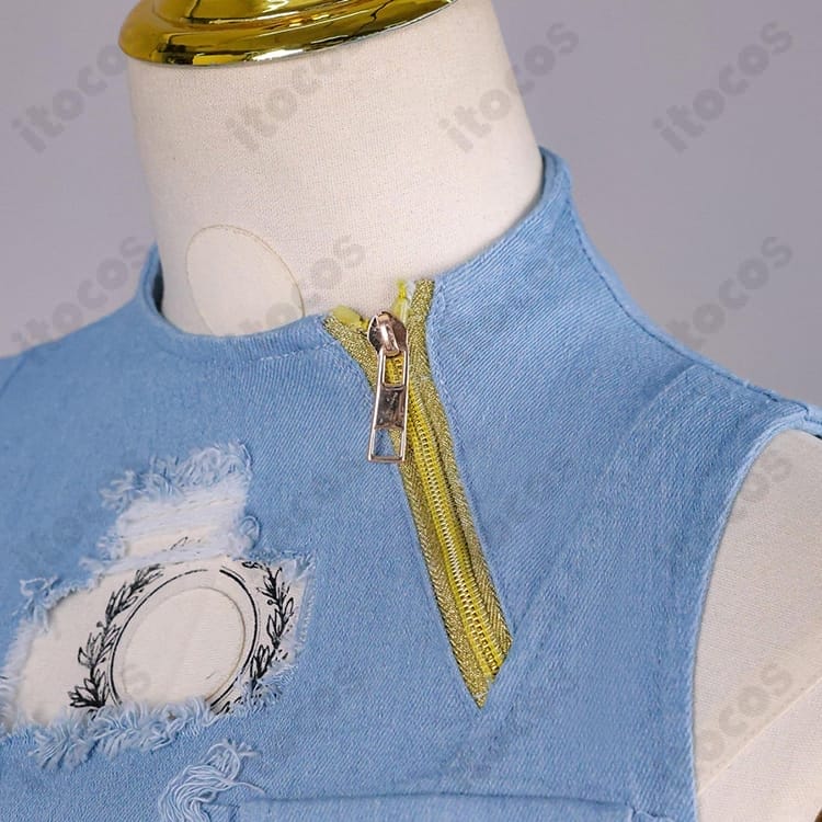 ホロライブ 轟はじめ Flashpoint衣装コスプレ 高再現で動きやすく撮影も映える5点セット - 7枚目の画像