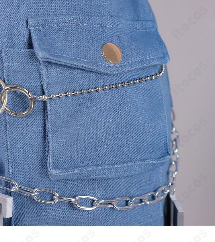 轟はじめ Flashpoint衣装 パンツポケットと金具装飾