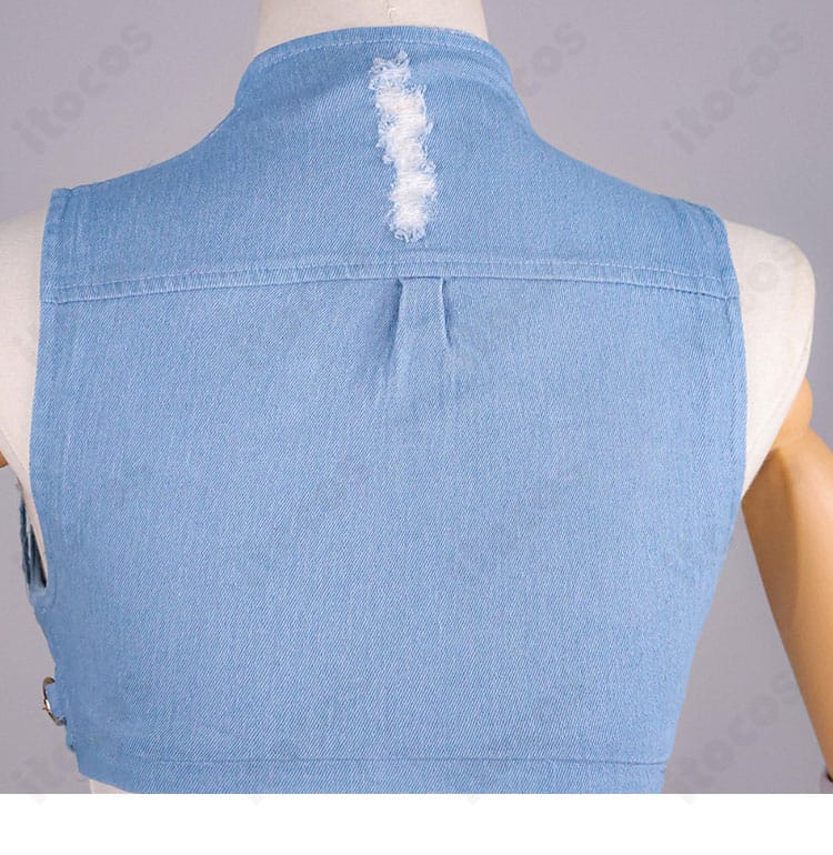 轟はじめ Flashpoint衣装 背面ヨークと切り替えの詳細