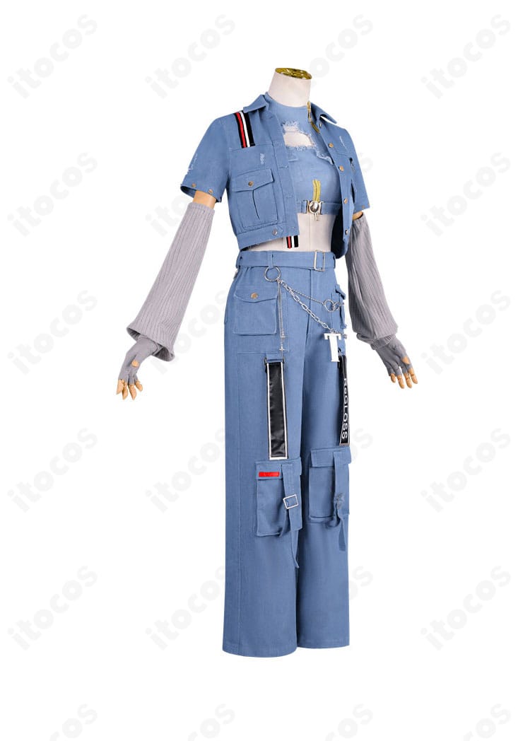 轟はじめ Flashpoint衣装 コスチュームの側面シルエット