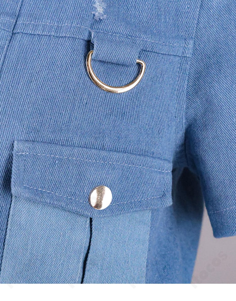 轟はじめ Flashpoint衣装 ジャケットポケットの装飾ディテール