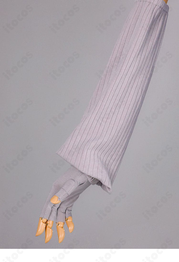 轟はじめ Flashpoint衣装 袖口の装飾・ステッチワーク