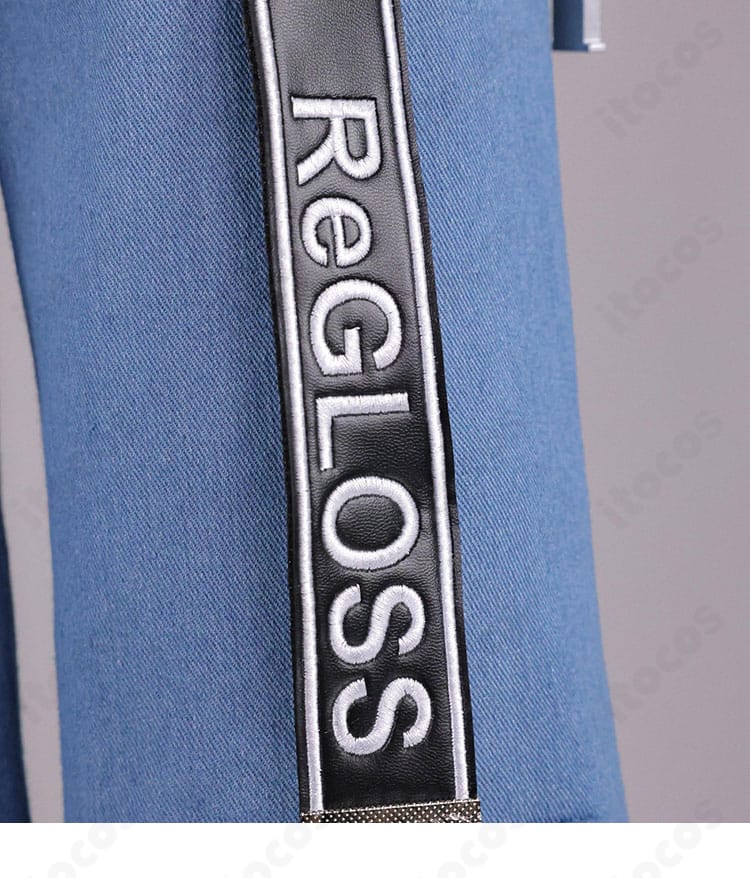 轟はじめ Flashpoint衣装 ウエスト周りの吊り飾りディテール