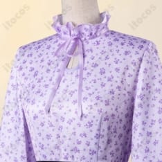 フェルン小花柄ワンピース コスプレ衣装｜上品で通気性◎、長時間も快適な高再現モデル - 3枚目の画像（サムネイル）