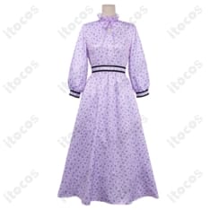 フェルン小花柄ワンピース コスプレ衣装｜上品で通気性◎、長時間も快適な高再現モデル - 1枚目の画像（サムネイル）