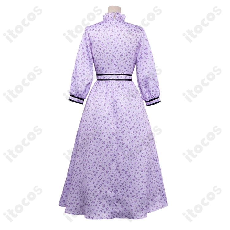 フェルン小花柄ワンピース コスプレ衣装｜上品で通気性◎、長時間も快適な高再現モデル - 2枚目の画像