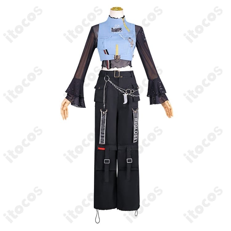 ホロライブ 儒烏風亭らでん Flashpoint衣装 高再現で映えるストリート×上品スタイル - 4枚目の画像