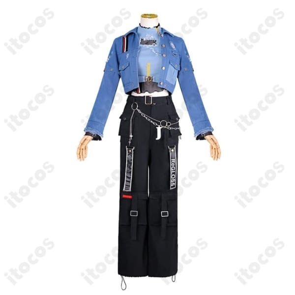 ホロライブ 儒烏風亭らでん Flashpoint衣装 高再現で映えるストリート×上品スタイル