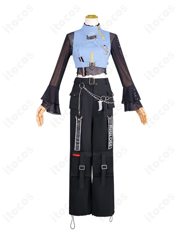 儒烏風亭らでん Flashpoint衣装の装飾パーツ全体ディテール