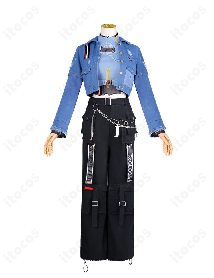 儒烏風亭らでん Flashpointコスプレ衣装の正面全体写真