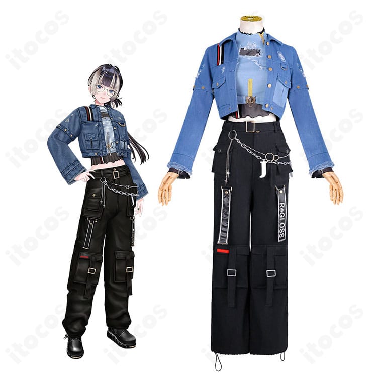 儒烏風亭らでん Flashpoint衣装のキャラクタービジュアル再現イメージ