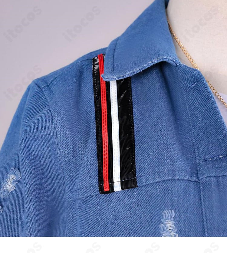 音乃瀬奏 Flashpoint コート襟元の装飾ディテール