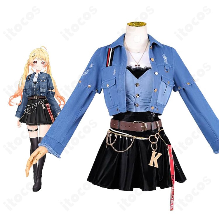 音乃瀬奏 ReGLOSS「Flashpoint」衣装のキャラクター参考イメージと衣装一式