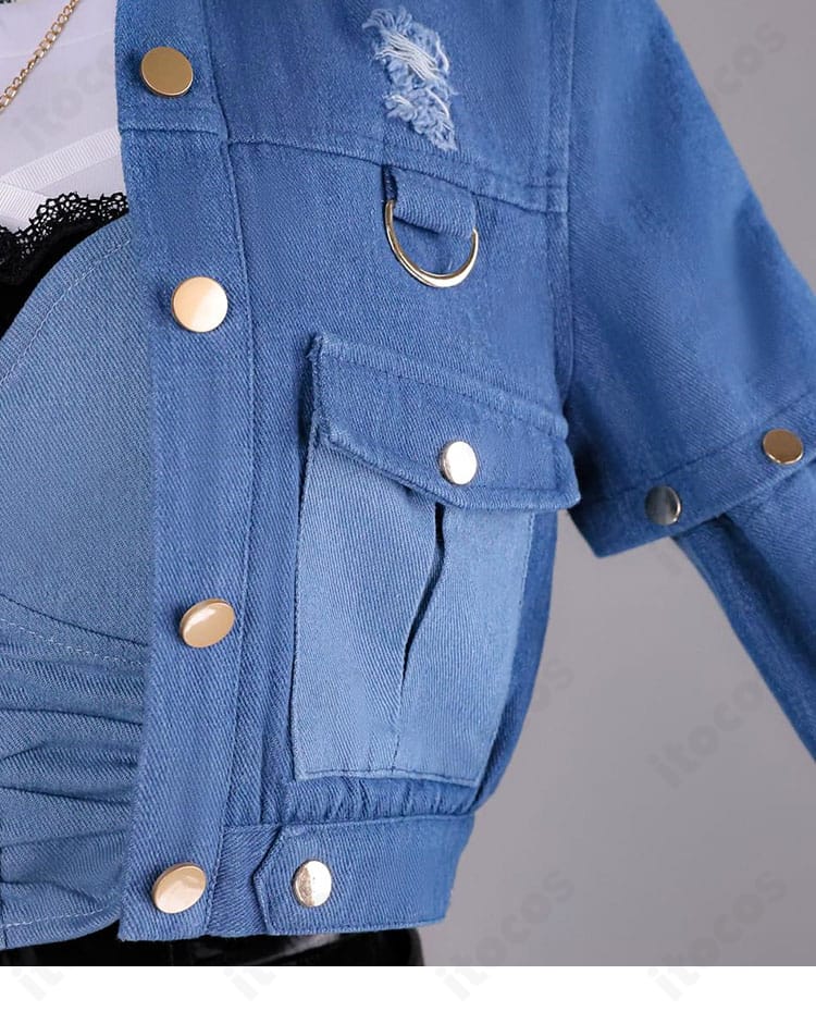 音乃瀬奏 Flashpoint 前立てとボタン飾りの近接ディテール