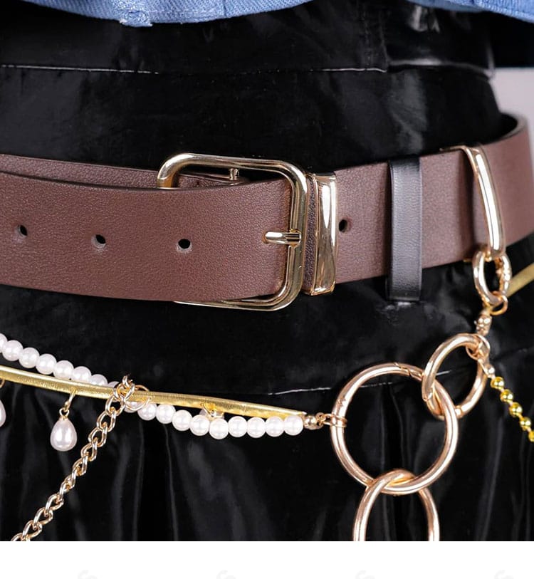 音乃瀬奏 Flashpoint ウエストベルトのバックルと質感ディテール