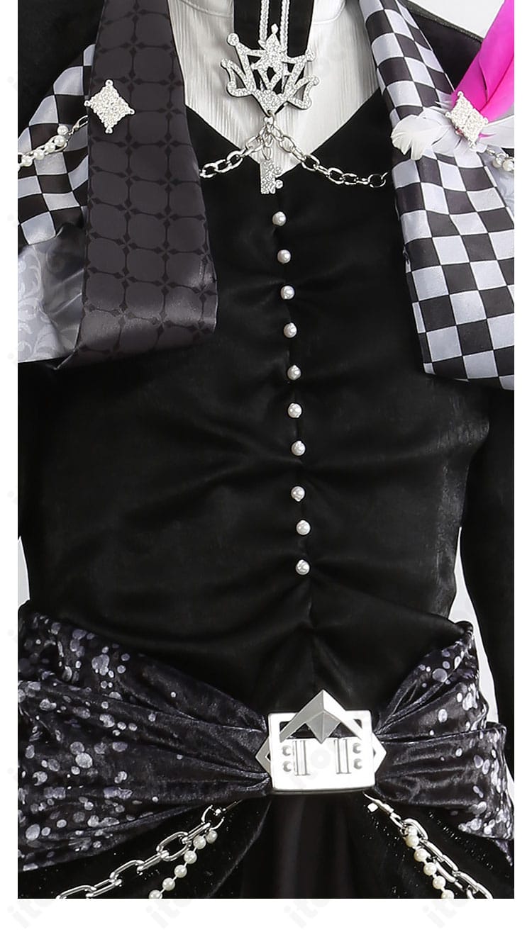 百 10周年記念衣装 前立ての装飾アップ（ボタン・比翼仕様）