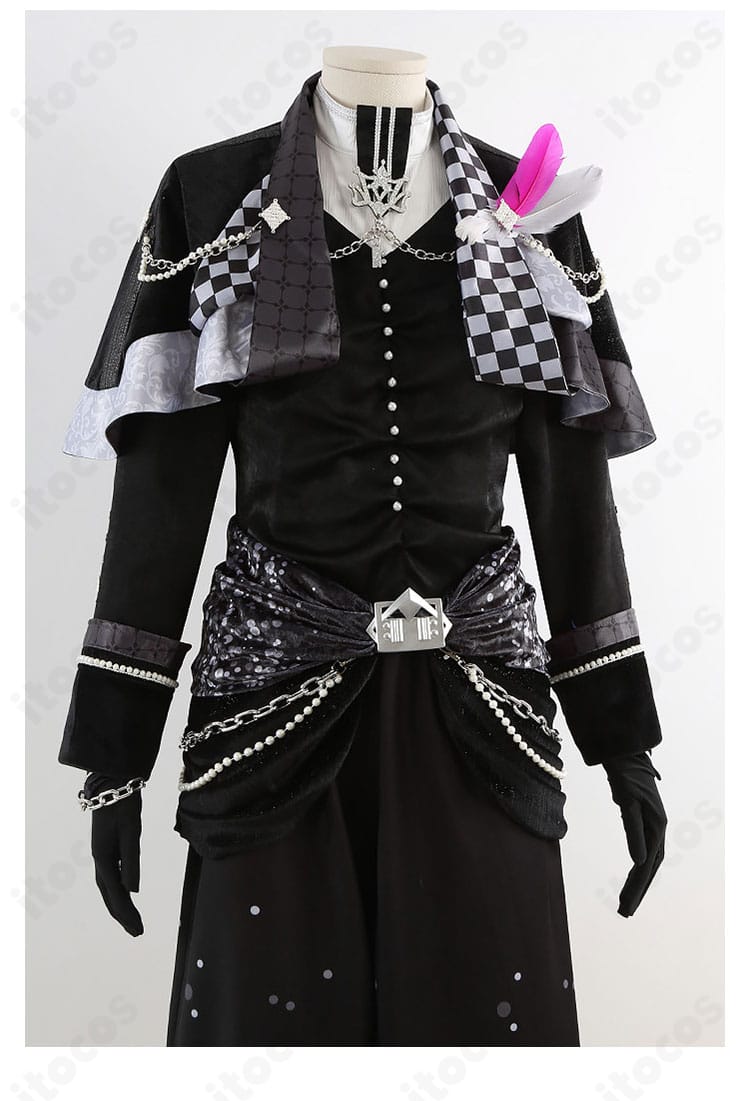 百 10周年記念衣装 衣襟の装飾アップ（比翼・ステッチ）