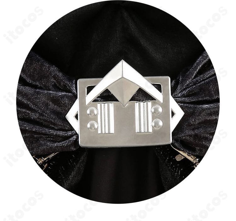 百 10周年記念衣装 腰周りの装飾アップ（コルセットベルトと腰チェーン）