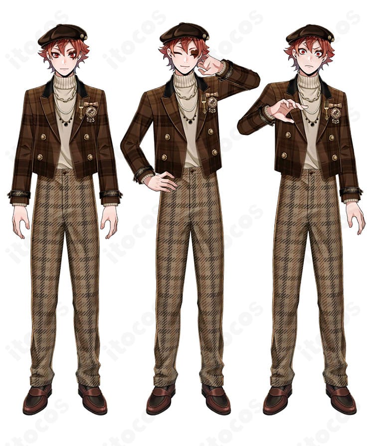 エース・トラッポラのラ・ボンボニエール衣装フルセットを正面から写した商品画像