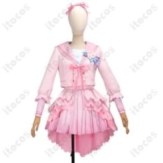 学園アイドルマスター 花海咲季 桜フォトグラフ コスプレ衣装 高発色で上品、イベント映え - 1枚目の画像（サムネイル）