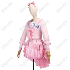 学園アイドルマスター 花海咲季 桜フォトグラフ コスプレ衣装 高発色で上品、イベント映え - 3枚目の画像（サムネイル）