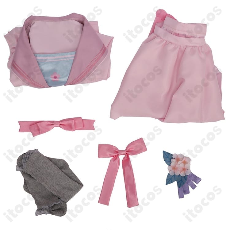 学園アイドルマスター 花海咲季 桜フォトグラフ コスプレ衣装 高発色で上品、イベント映え - 5枚目の画像