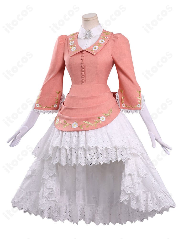 戦慄の逆旅コスチュームの側面シルエットが分かる画像