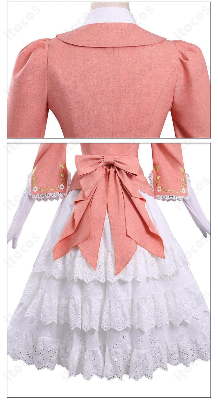 背面リボンと背中装飾のバランスが分かる画像