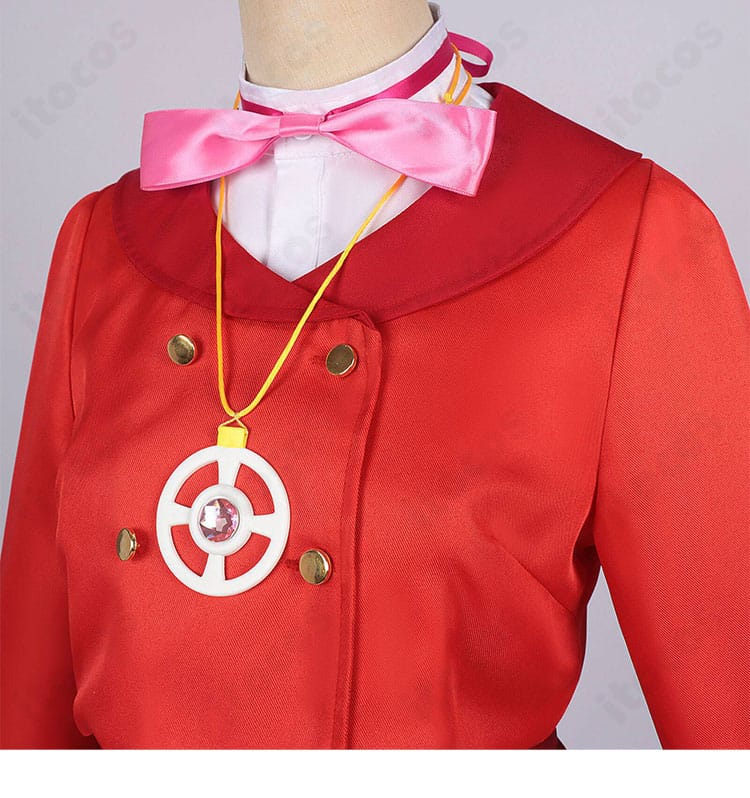 小林みくる私服コスプレのネックレス周りディテール