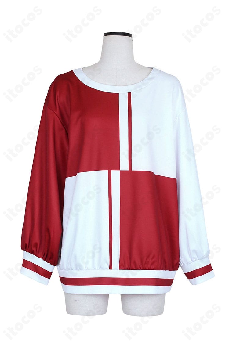 明導アキナ コスプレ用トップスの正面全体画像（高コントラスト配色）