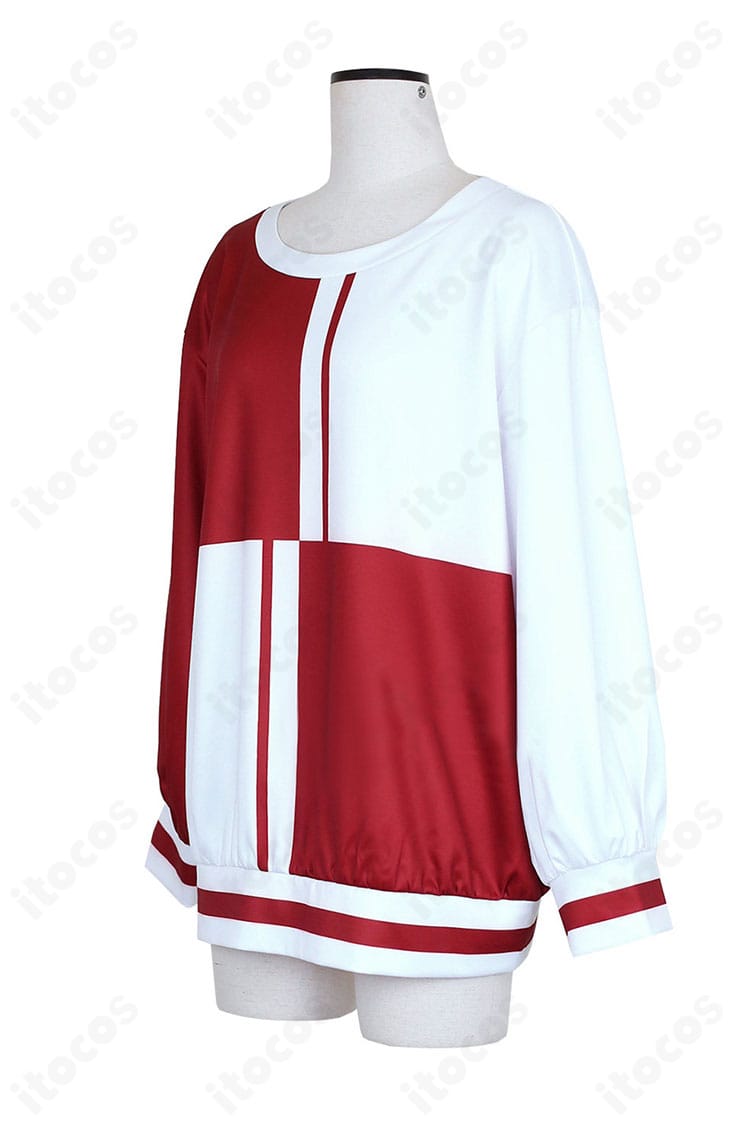 明導アキナ コスプレ用トップスの側面シルエット画像（薄手で軽やか）