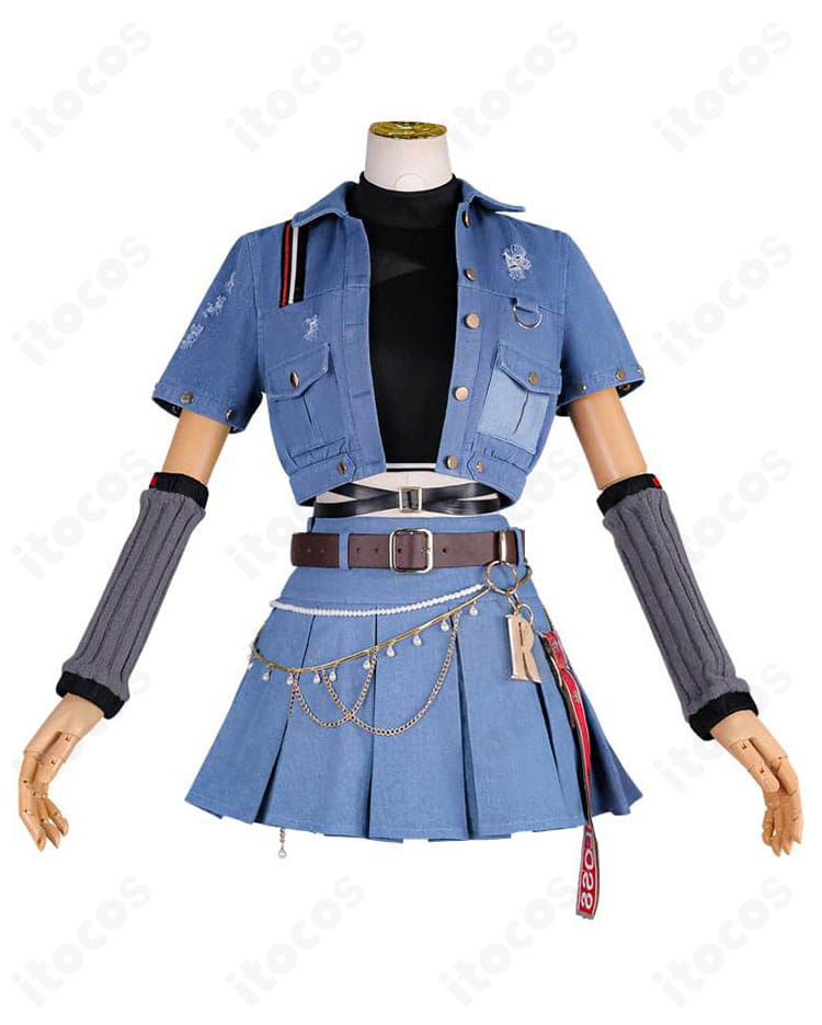 一条莉々華 Flashpoint衣装 コート・トップス・スカートの正面全体