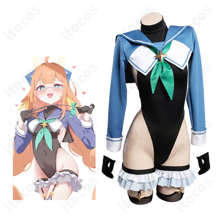 円堂シミコ〈マジカル〉の全身イメージと衣装一式を示す商品画像