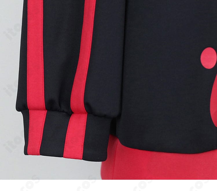 袖口ディテール：リブ仕様とステッチの仕上がり