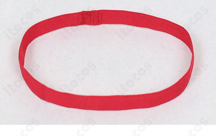 チョーカー単体のディテール：留め部とエッジ仕上げ