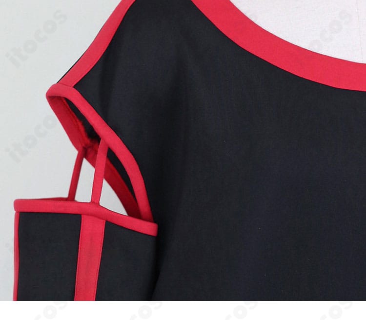 袖パーツの装飾ディテール：縫製ラインと生地のハリ感