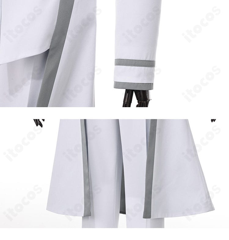 袖口と裾のステッチ・見返し処理の詳細。ハリを保つための縫製が分かるディテール。