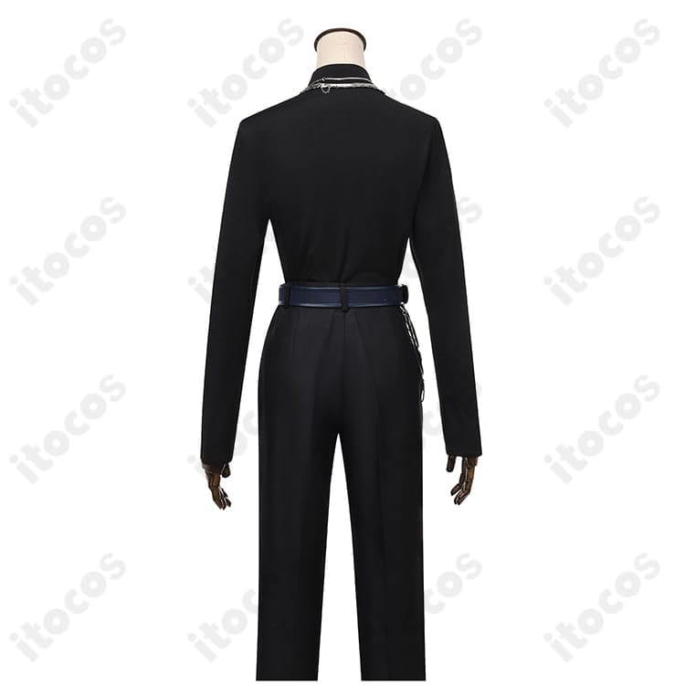 快適なゴシックロングコート衣装。高再現ディテールで撮影映えするフルセット - 5枚目の画像