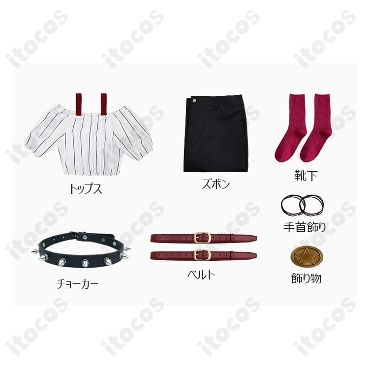 呪術廻戦 星綺羅羅 死滅回游 私服コスプレ｜高再現で長時間快適、撮影・イベント対応 - 4枚目の画像