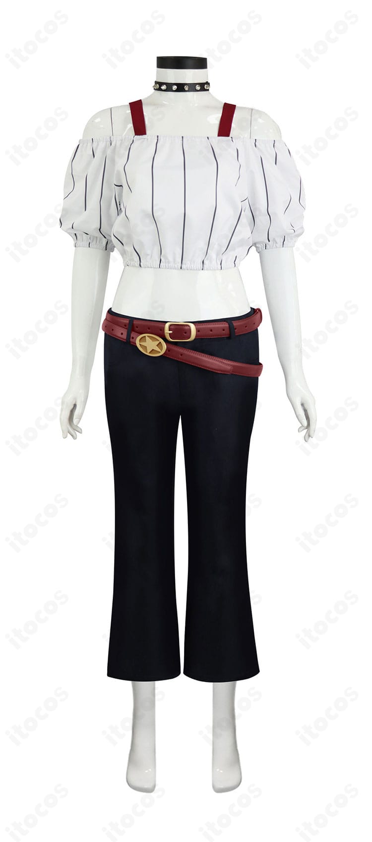 星綺羅羅 私服コスプレの正面全体。シルエットと配色バランスが分かるカット。