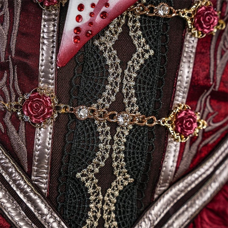 恋と深空 主人公「魂を約す赤月」衣装 高再現で映えるフルセット｜着心地も快適 - 5枚目の画像