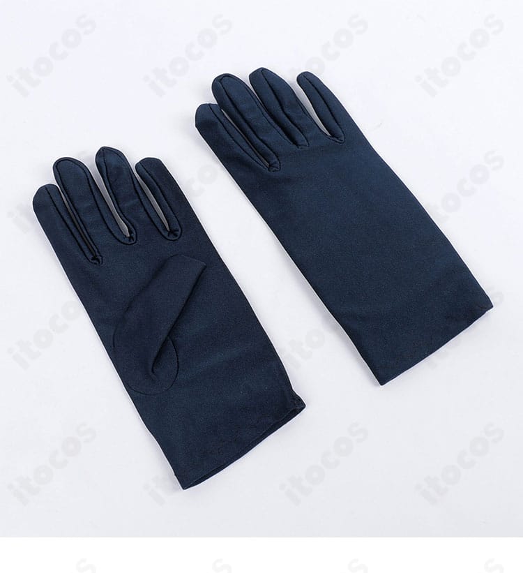 アルヴィト衣装の手袋・小物装飾。素材の質感と配色の近接