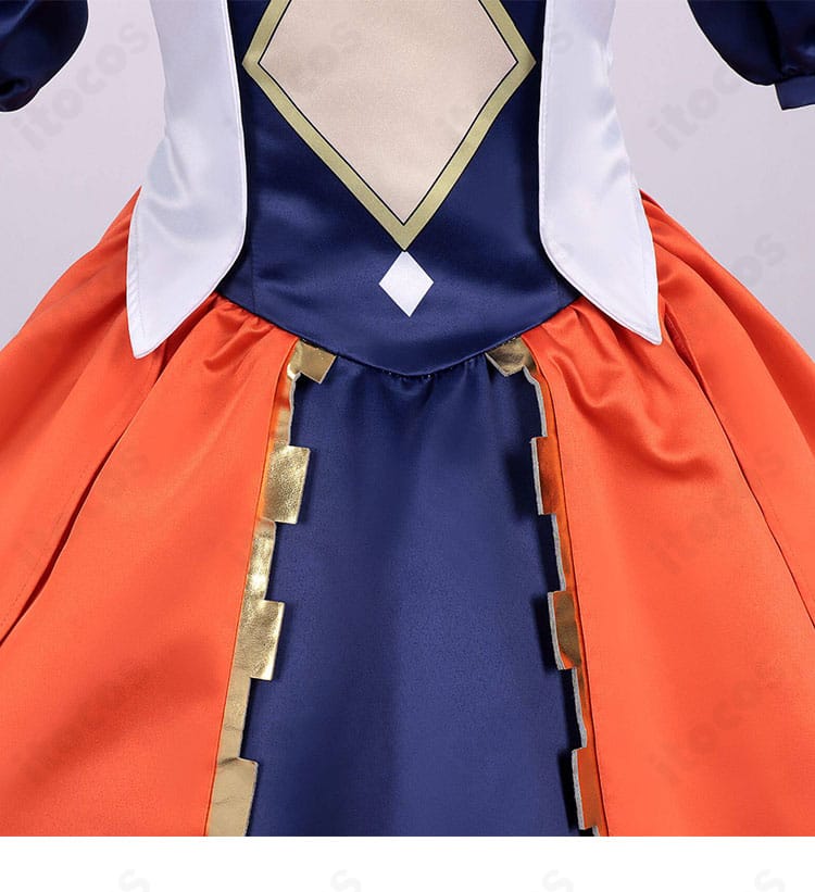 アルヴィト衣装の腰部装飾。ベルト風パーツと意匠金具の質感が分かるアップ