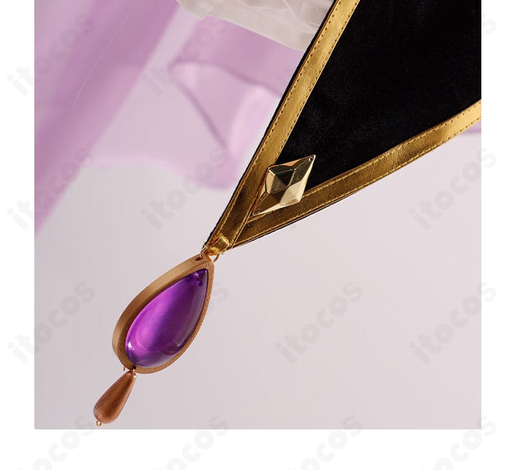 スカート装飾パーツの近接写真（質感と配色の確認用）