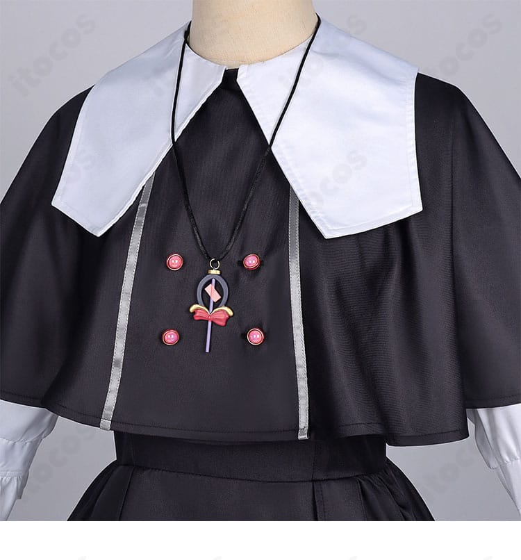 森亜るるか 私服衣装のネックレスと襟元ディテール